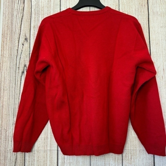 Vintage Eddie Bauer Mens V-Neck 100% Lambswool Sweaters size Medium - Picture 5 of 7